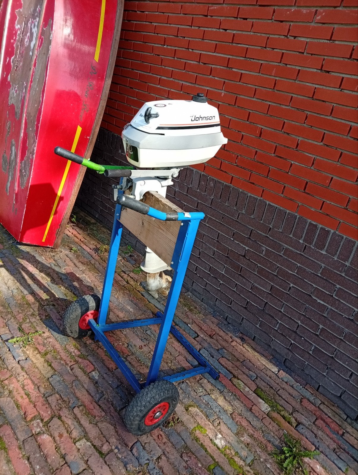 johnson 4pk 2 takt, Watersport en Boten, Ophalen of Verzenden, Gebruikt, Motor en Techniek, Zeilboot of Motorboot