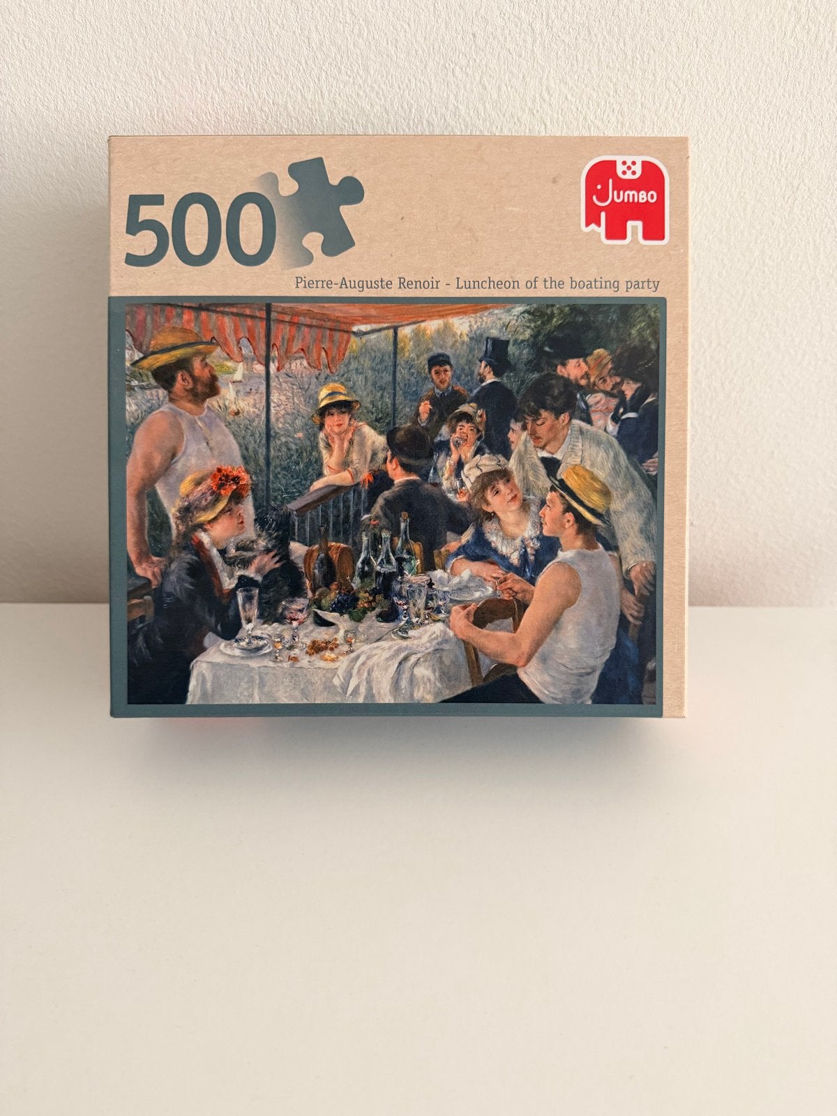 Jumbo Legpuzzel 500 stukjes - Renoir's Luncheon of the boati, Ophalen of Verzenden, 500 t/m 1500 stukjes, Gebruikt, Legpuzzel