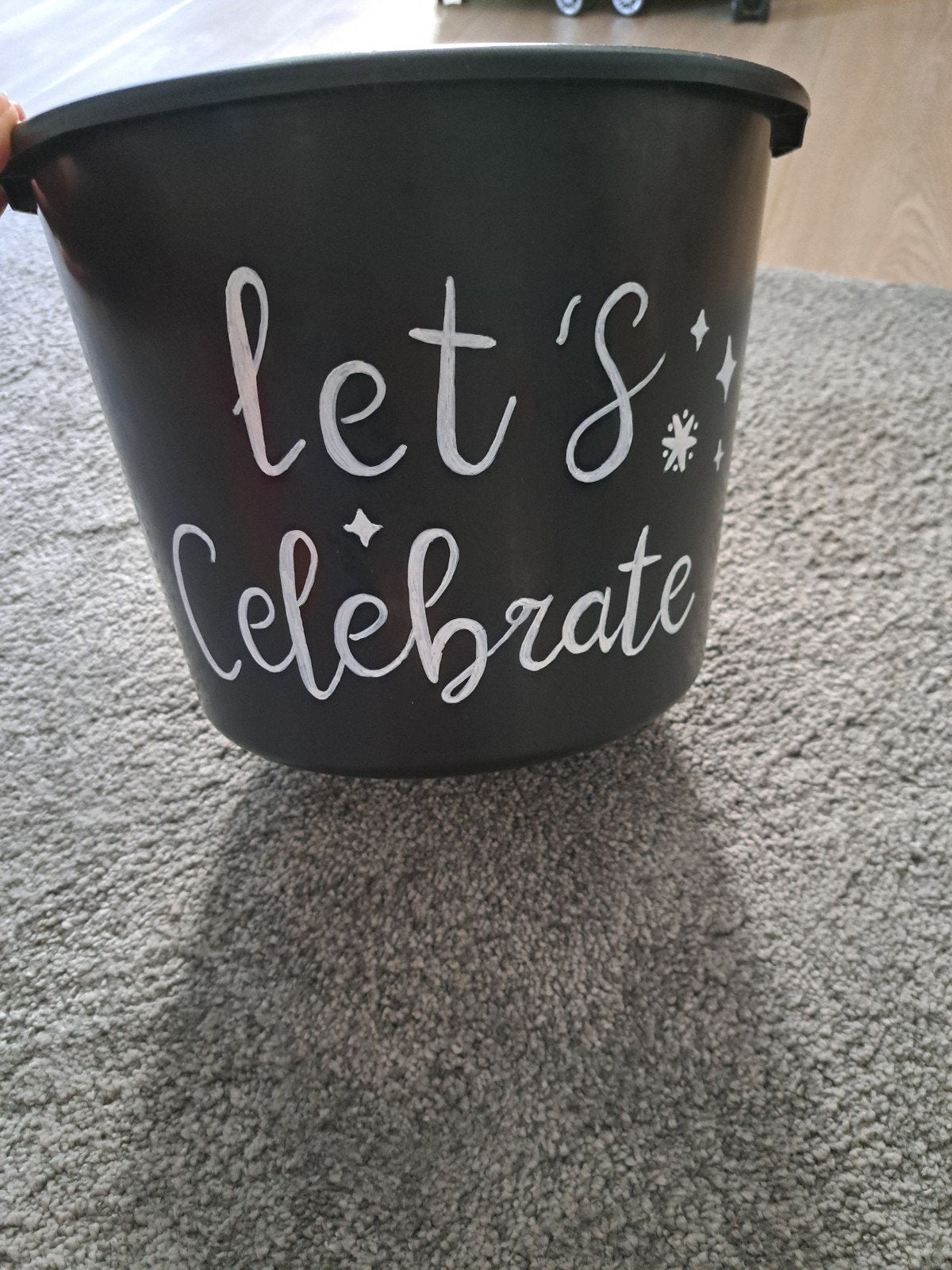 Emmer cadeau - Let's Celebrate, Ophalen, Nieuw, Kunststof, Met handgreep