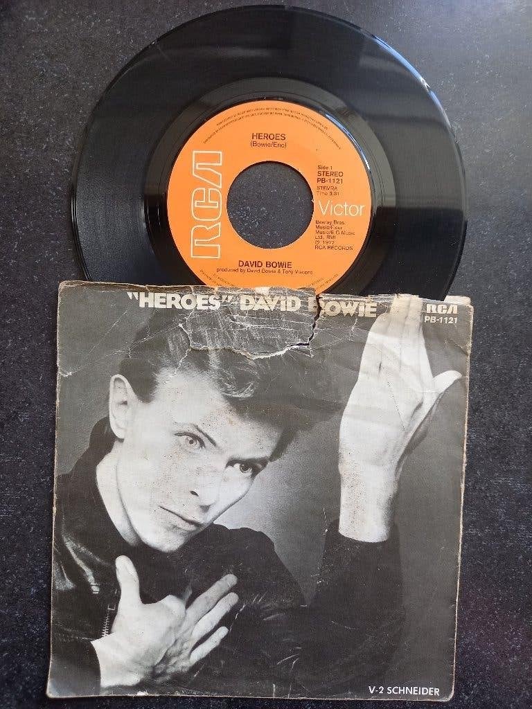 David Bowie - Heroes 1977, Gebruikt, 7 inch, Ophalen of Verzenden, Pop