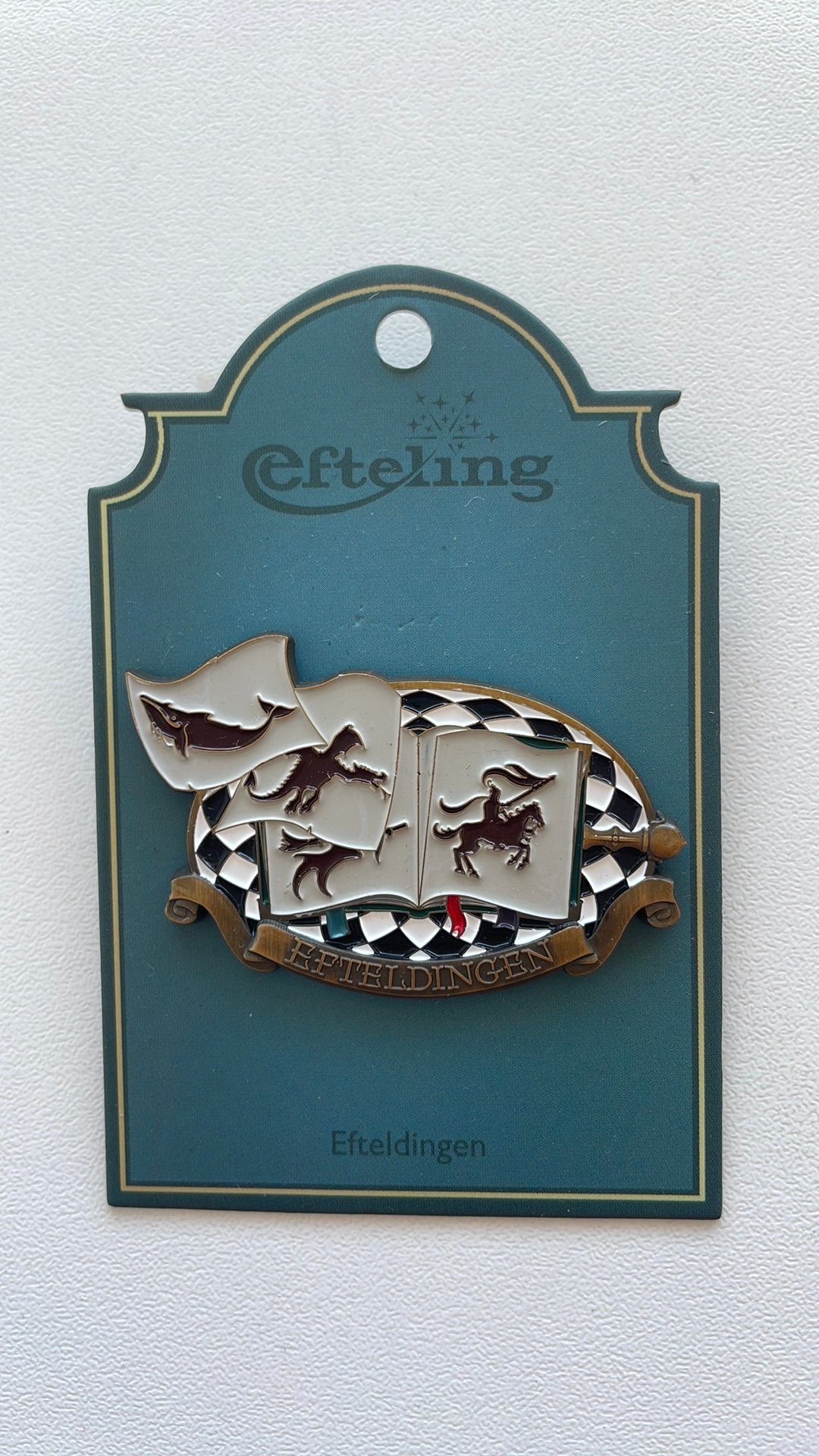Efteling pin Efteldingen EPP 483 op kaartje, Ophalen of Verzenden, Nieuw, Button of Speldje