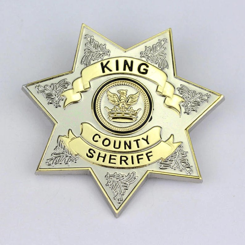 King County Sherrif Ster / Badge Agent Politie USA Broche, Verzenden, Nieuw