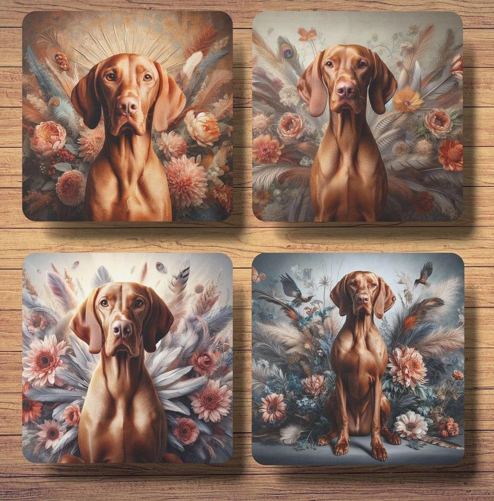 Vizsla Barok stijl onderzetters met houder, Ophalen of Verzenden, Nieuw