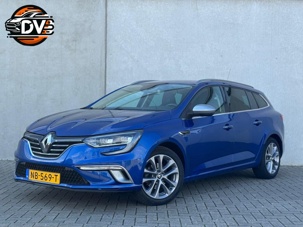 Renault Mégane Estate 1.2 TCe GT-Line TREKHAAK CLIMAT NAVI, Auto's, Renault, Voorwielaandrijving, 4 cilinders, Blauw, Alcantara