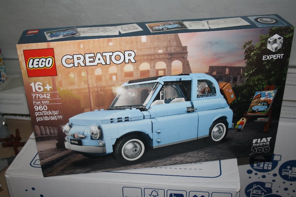 Lego creator Fiat 500 Bright Light Blue Edition 77942, Lego, Nieuw, Ophalen of Verzenden, Ongeopend/sealed
