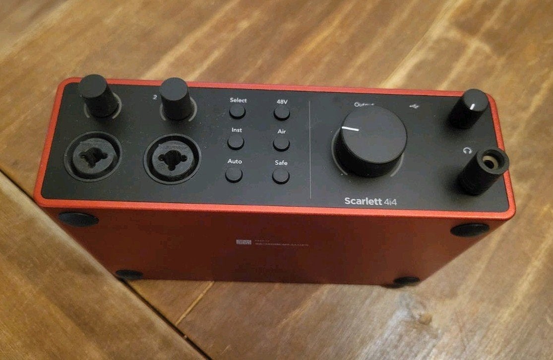 Focusrite Scarlett 4i4 4th Gen – USB Audio Interface – Nieuw, Ophalen of Verzenden, Zo goed als nieuw