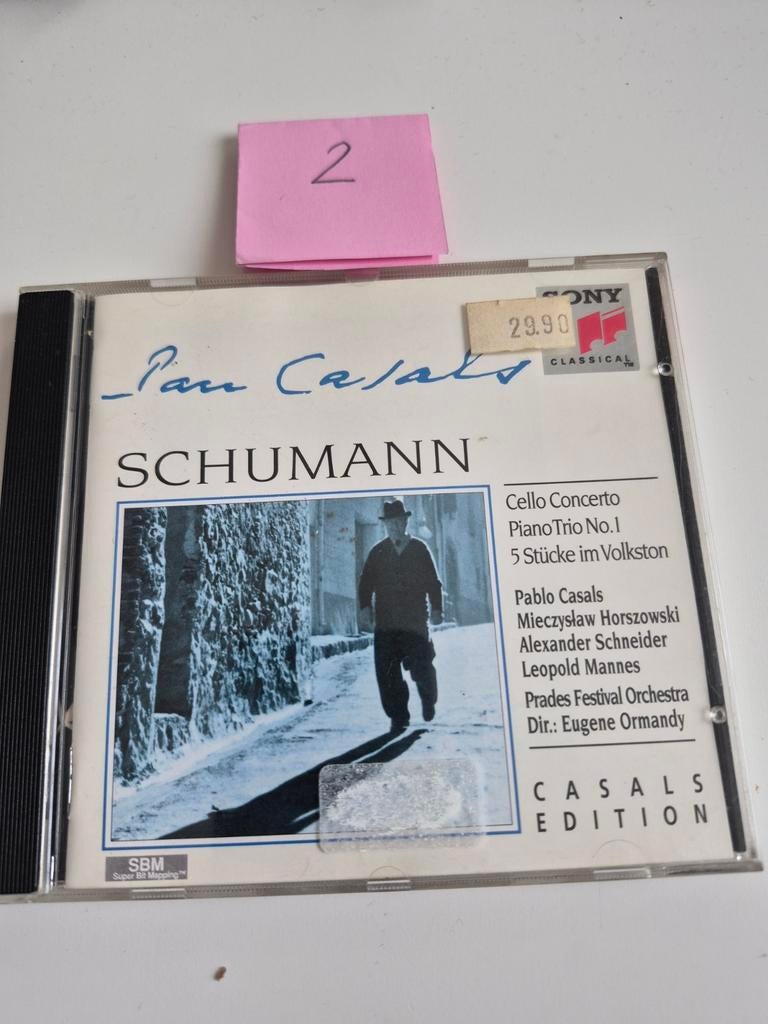 Schumann - Cello Concerto, Piano Trio No.1, Ophalen of Verzenden, Romantiek, Gebruikt, Orkest of Ballet
