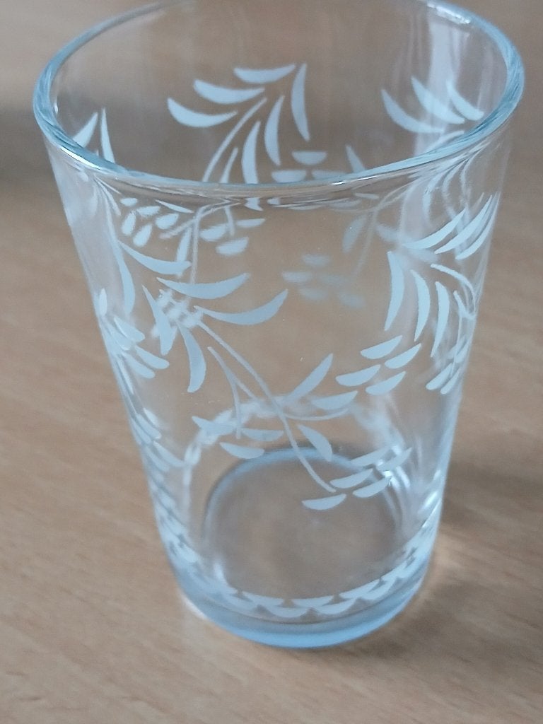 Glazen met motief, Ophalen of Verzenden