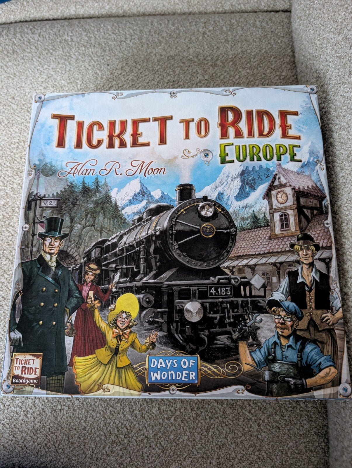 Ticket to Ride Europe - Gezelschapsspel in nieuwstaat, Ophalen, Days of Wonder, Zo goed als nieuw, Drie of vier spelers
