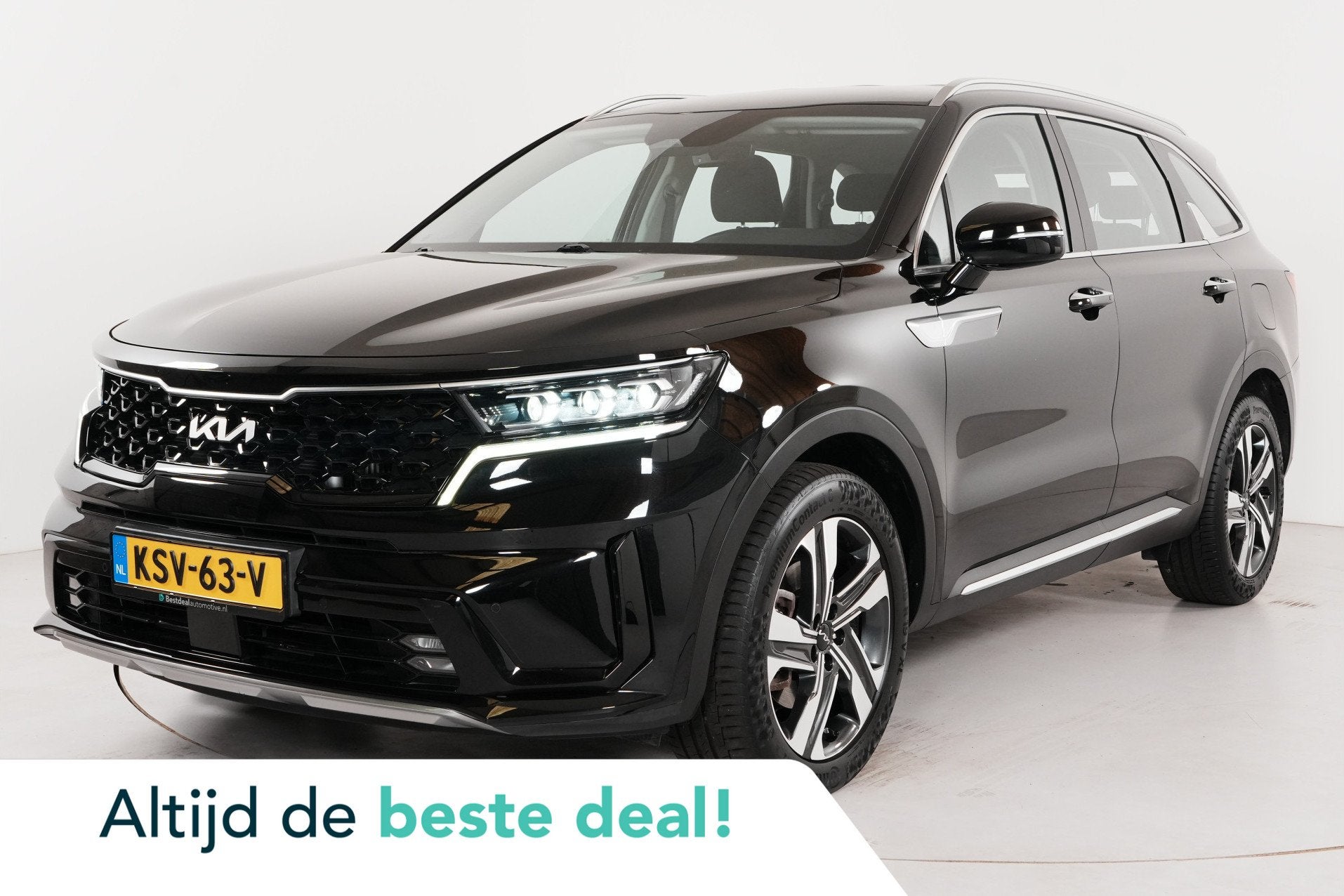 Kia Sorento 1.6 T-GDI 4WD 265 pk PHEV | 7 persoons | Navi |, Auto's, Kia, Stof, Gebruikt, Euro 6, 4 cilinders