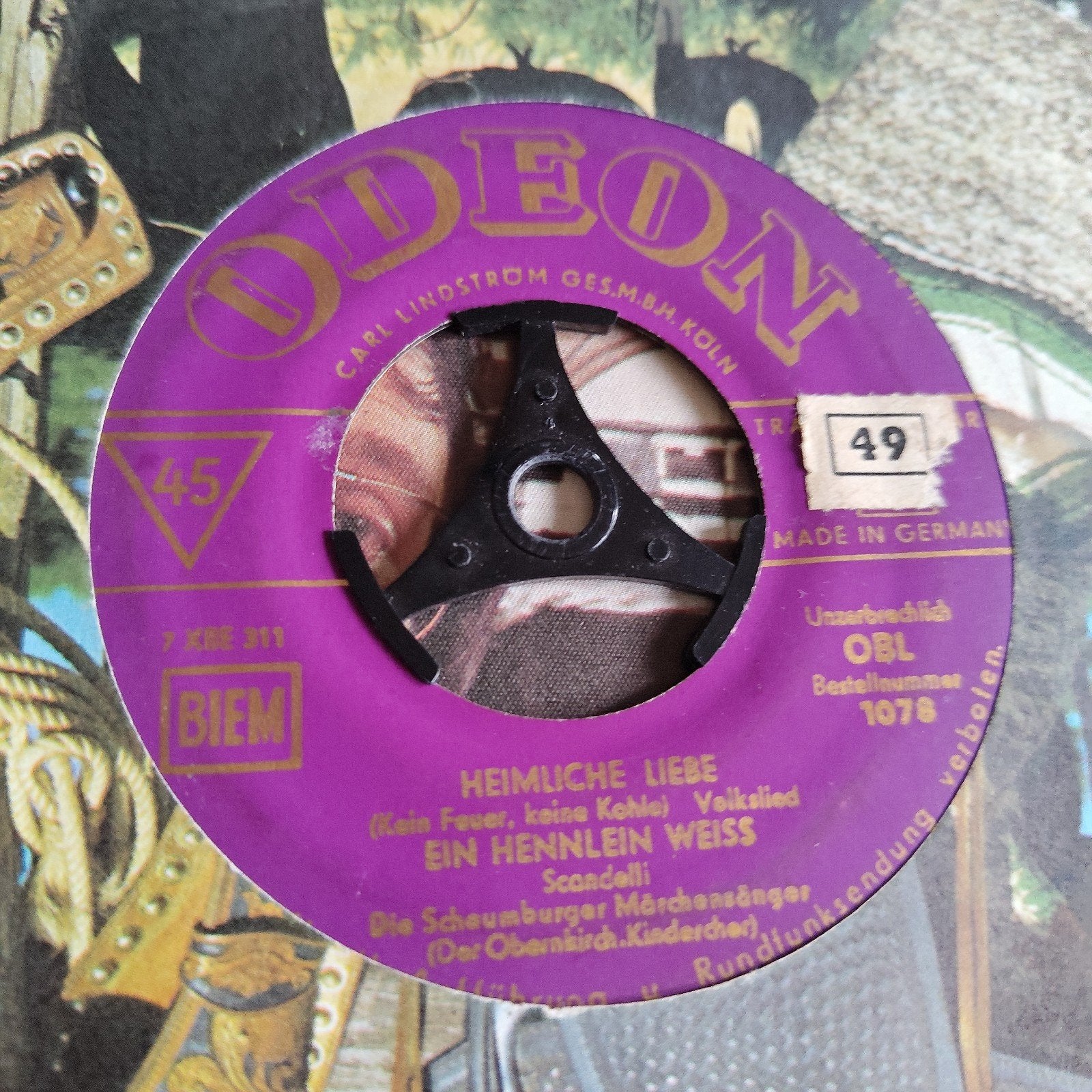 Odeon Single - Die Schaumburger Märchensänger, Ophalen of Verzenden, Gebruikt, 7 inch, EP
