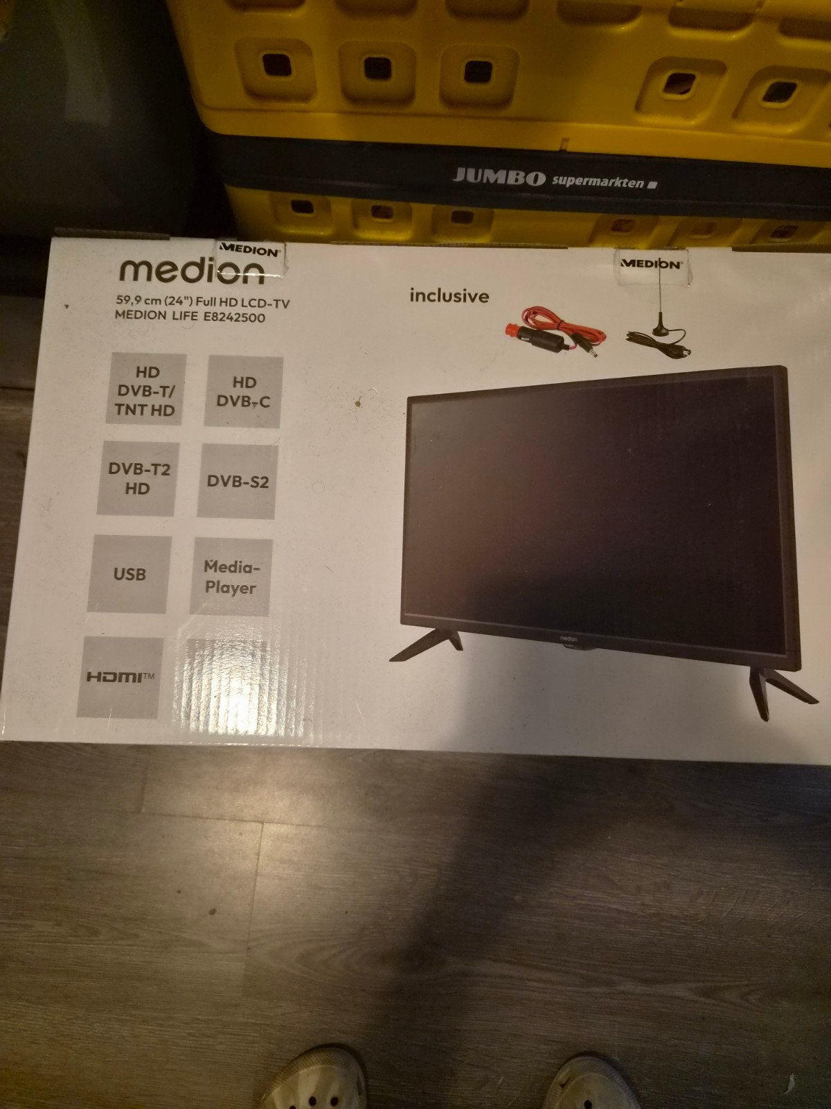 Medion Life E8242500 24 inch Full HD LCD TV, Overige merken, LCD, Nieuw, Ophalen of Verzenden