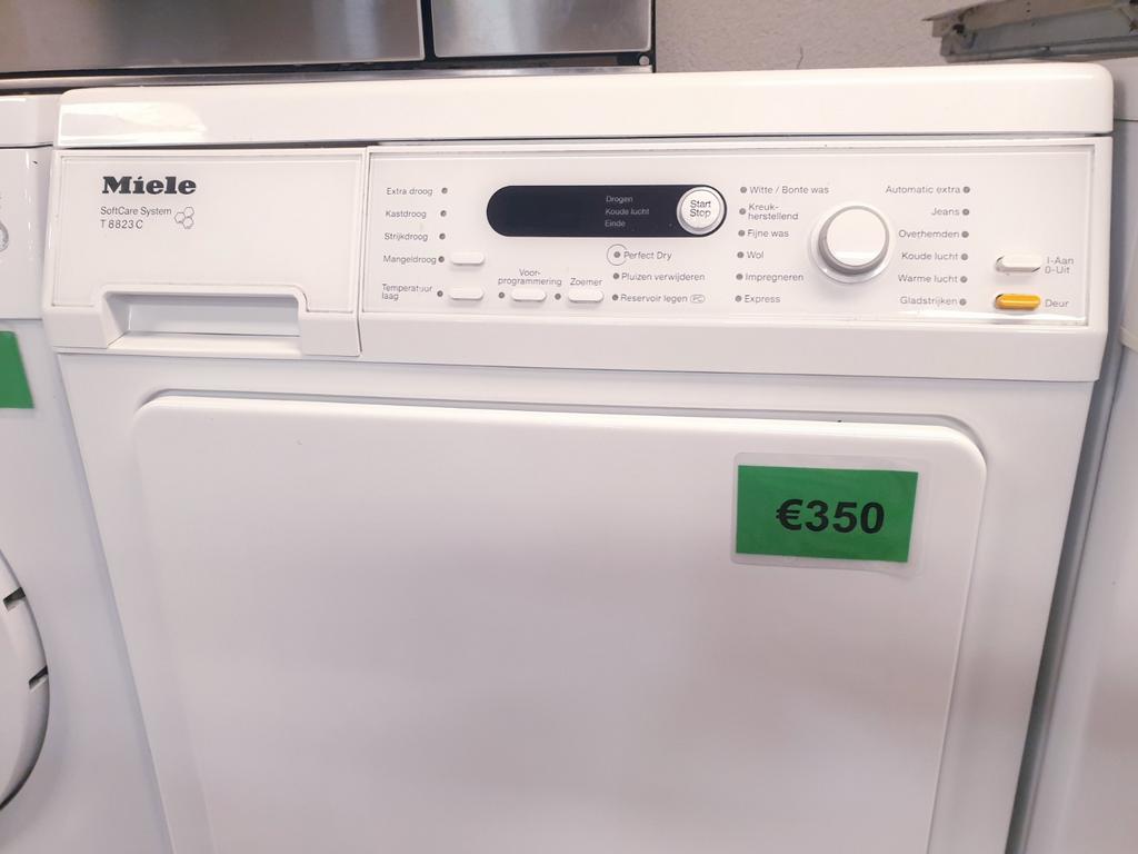 condensdroger Miele 7kg INC GARANTIE, Witgoed en Apparatuur, Wasdrogers, Ophalen, 6 tot 8 kg, Anti-kreukfase, Zo goed als nieuw