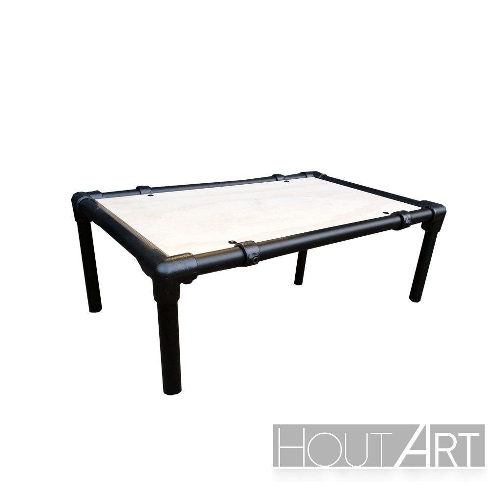 HONDENMAND / Ligbed zwarte steigerbuis