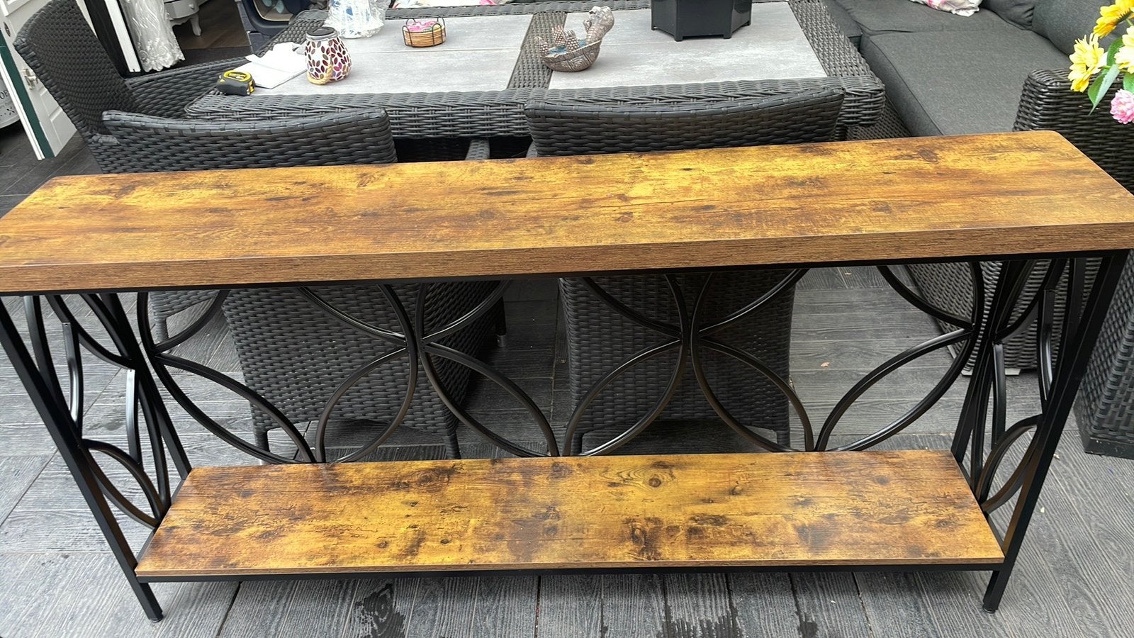 Leuke side table, Ophalen of Verzenden, Zo goed als nieuw, 25 tot 50 cm, Rechthoekig