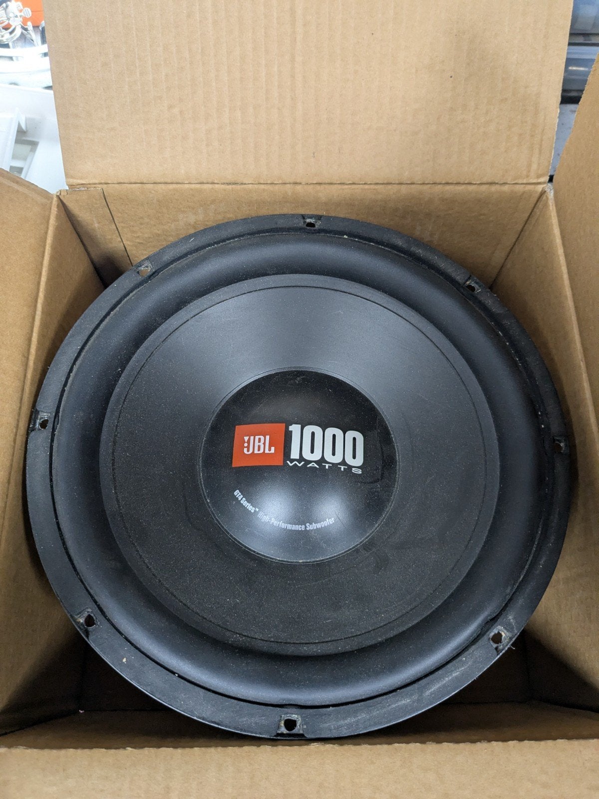 set jbl gt4-12  speakers subwoofer auto 1000w, Auto diversen, Autospeakers, Verzenden, Zo goed als nieuw