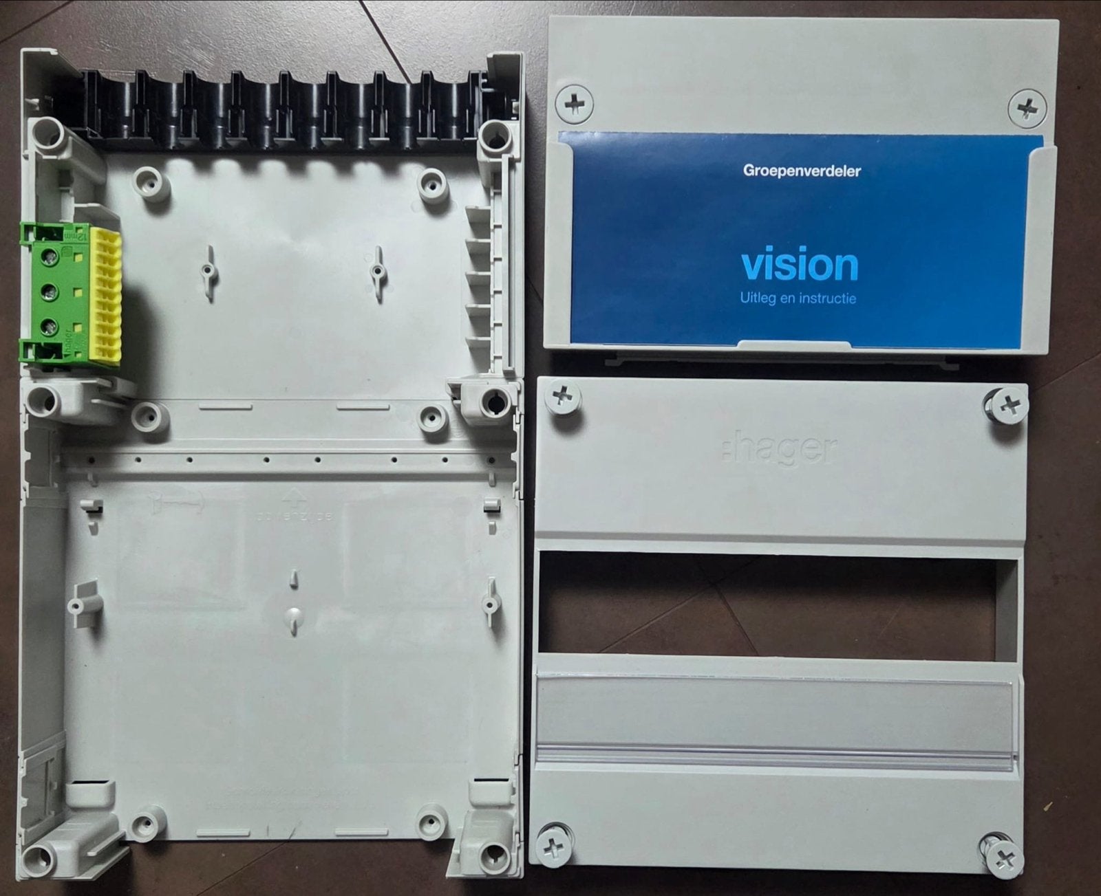 Hager Vision groepenkast 1-fase – kookgroep, Ophalen of Verzenden, Zo goed als nieuw, Hager, Groepenkast