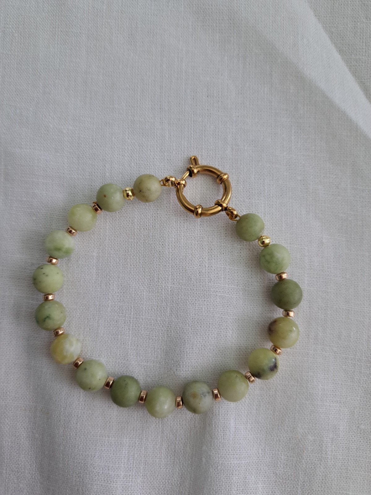Jade Armband 19, Overige materialen, Nieuw, Ophalen of Verzenden, Met edelsteen