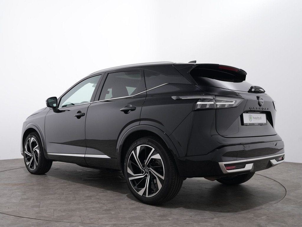 Nissan QASHQAI 1.3 MHEV 158PK XTRONIC TEKNA PLUS | Panoramad, Auto's, Nissan, 4 cilinders, Zwart, Bedrijf, Hybride Elektrisch/Benzine