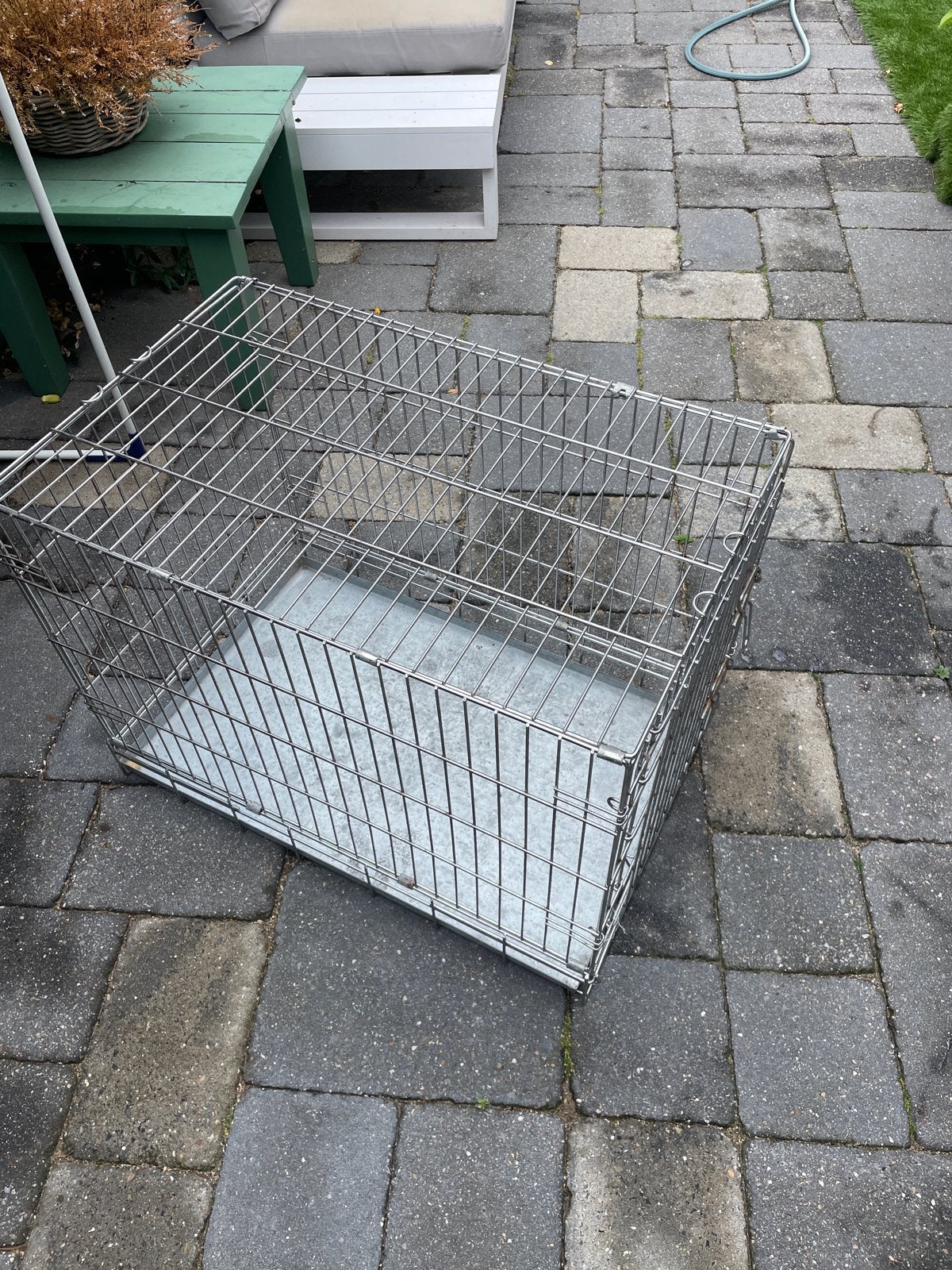Honden bench 75 x 48 60. Lxbxh, Ophalen, Gebruikt