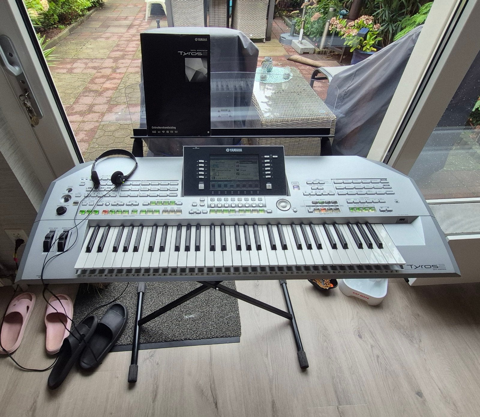Yamaha Tyros 2 Workstation Keyboard, Ophalen, Zo goed als nieuw, 61 toetsen, Yamaha