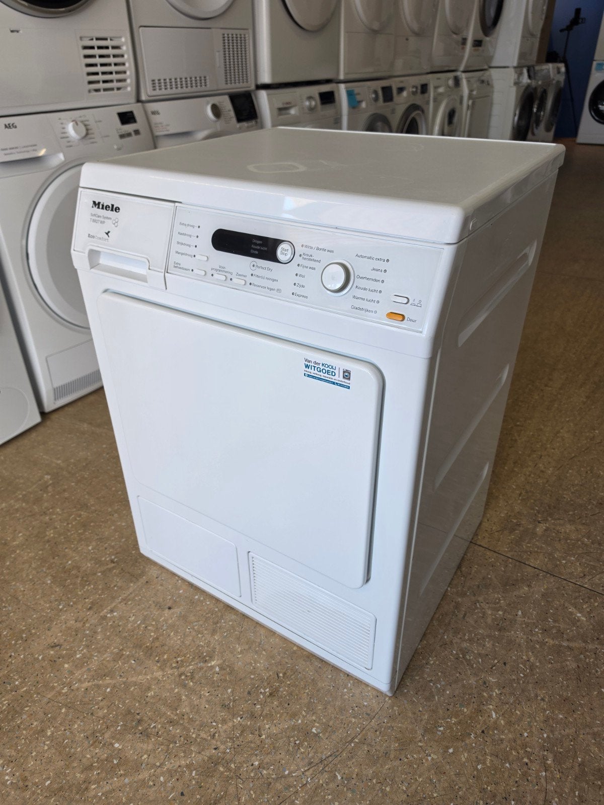Miele T 8827 Softcare warmtepompdroger | Gratis thuis 🚚✅️, Witgoed en Apparatuur, Wasdrogers, Jirnsum, 6 tot 8 kg, Overige typen