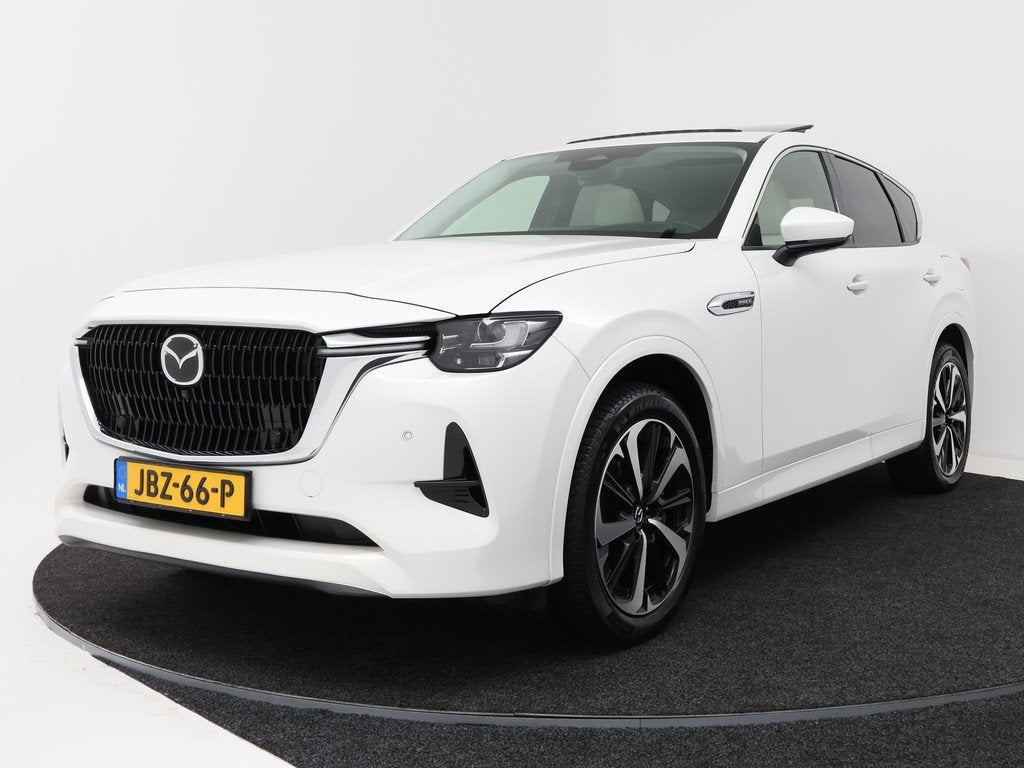 Mazda CX-60 2.5 e-SkyActiv PHEV Takumi Full Options | Panora, Auto's, Mazda, Bedrijf, Te koop, CX-60, 360° camera, 4x4, ABS, Achteruitrijcamera