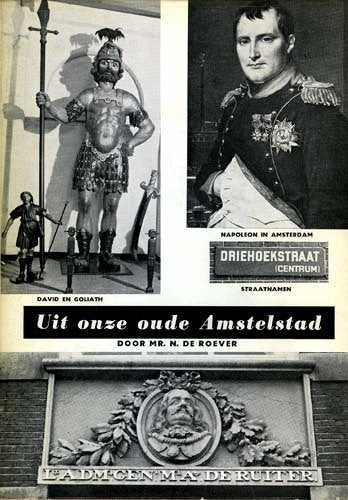 Uit onze oude amstelstad - N. de Roever, Boeken, Ophalen of Verzenden, Gelezen, N. de Roever