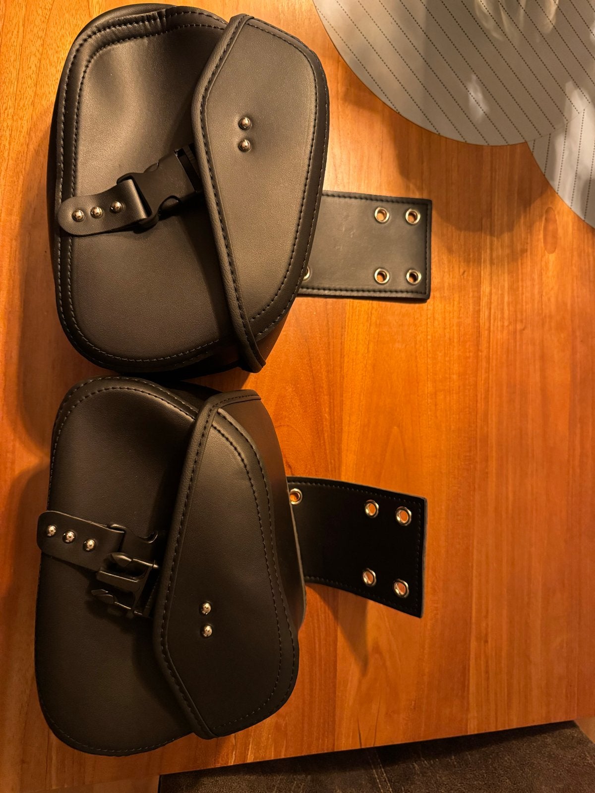 Zwarte Motor Zadeltassen - Nieuwstaat, Motoren, Accessoires | Koffers en Tassen, Ophalen of Verzenden, Nieuw