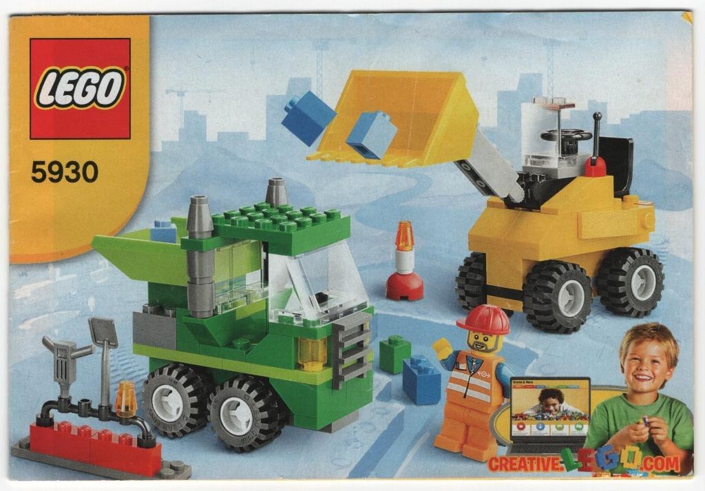 lego 5930-1 lego creator wegenbouwset (2011), Compleet, Gebruikt, Lego, Ophalen of Verzenden