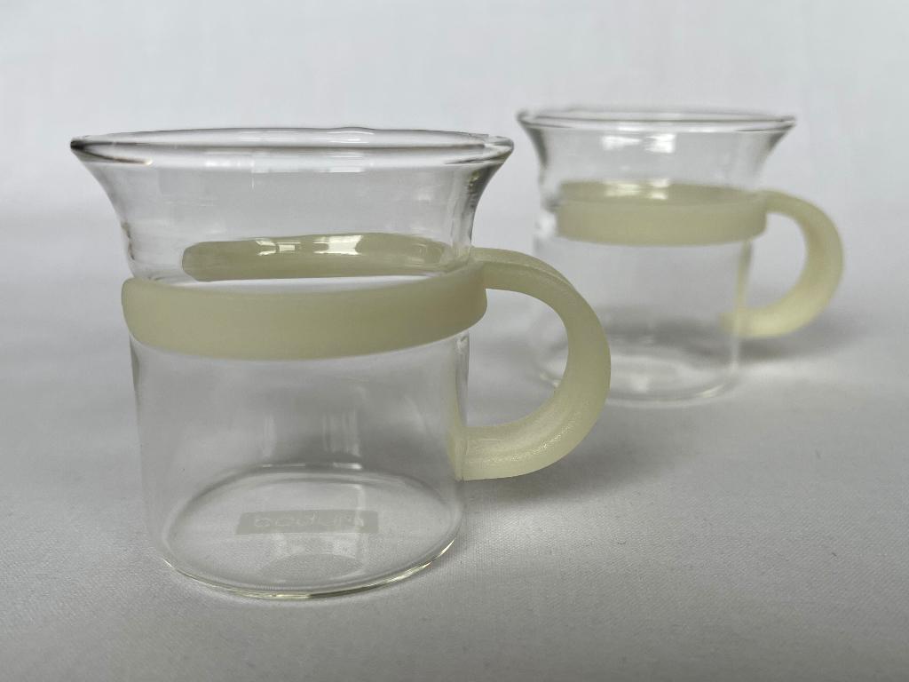 vintage design espresso glaasjes van Bodum (jaren 80), Glas of Glazen, Nieuw, Ophalen of Verzenden, Glas