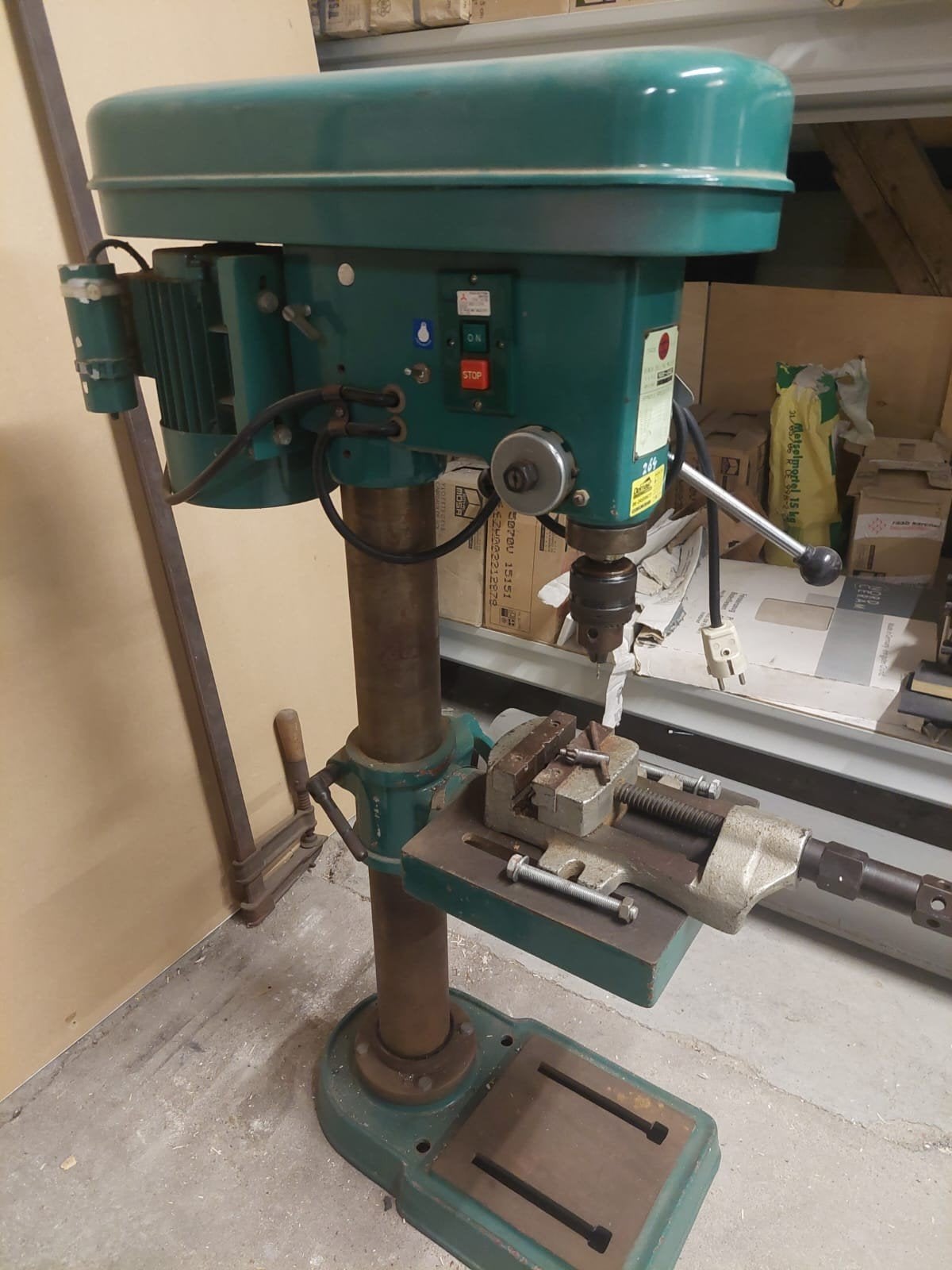 Kolomboormachine King KSD-340 - Robuust en Betrouwbaar, Ophalen, Variabele snelheid, Kolomboormachine, Gebruikt