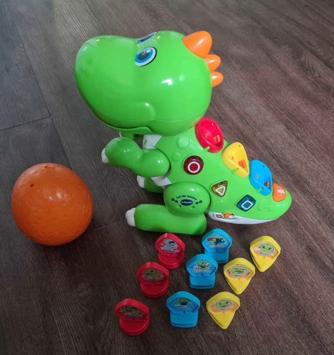 VTech Codi de Muziek Dino met stekels en ei, Ophalen of Verzenden, Gebruikt, Elektronica, Met licht