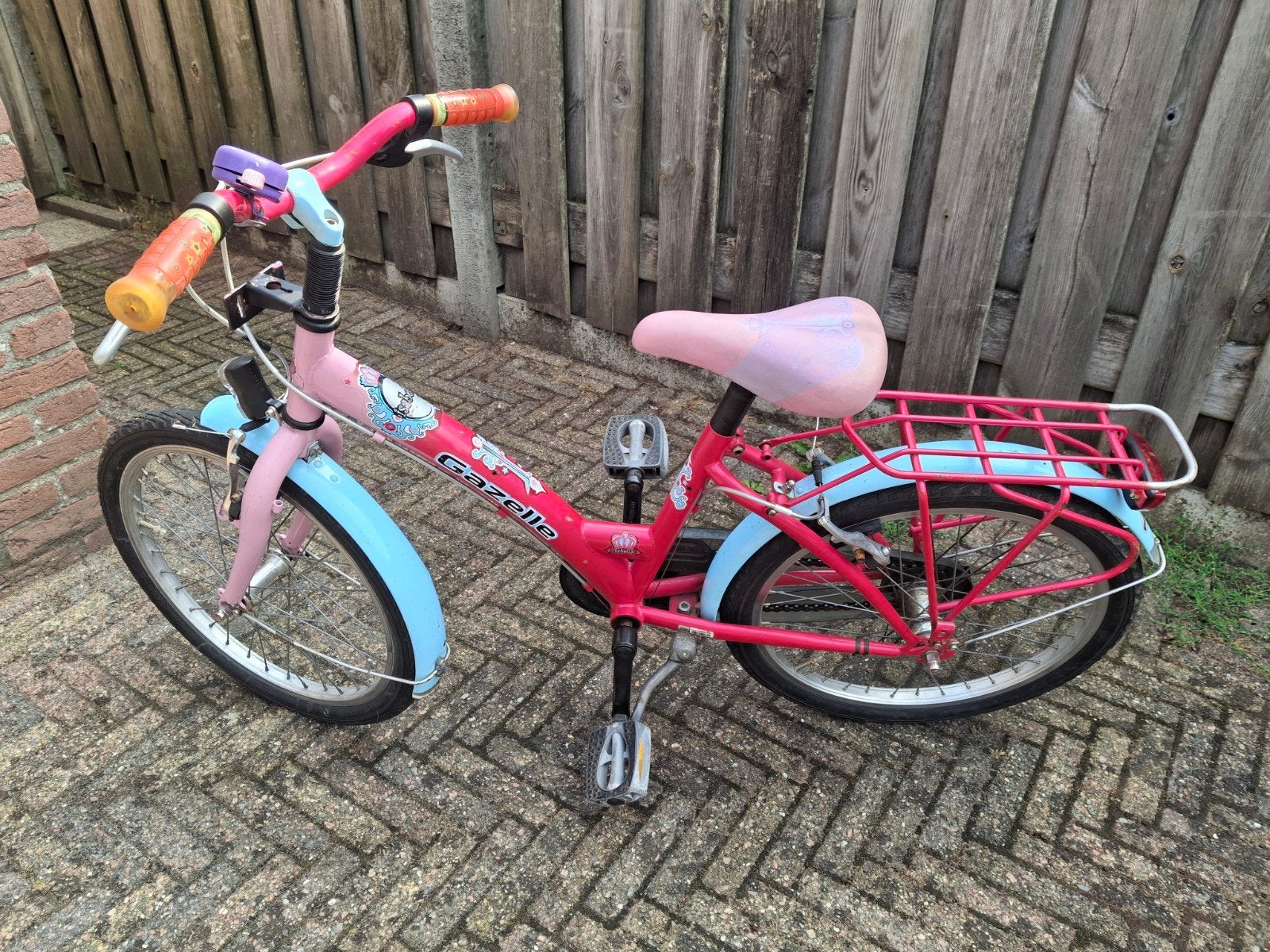 Gazelle Isabella meisjesfiets 20 inch, Ophalen, Terugtraprem, Gebruikt, Handrem