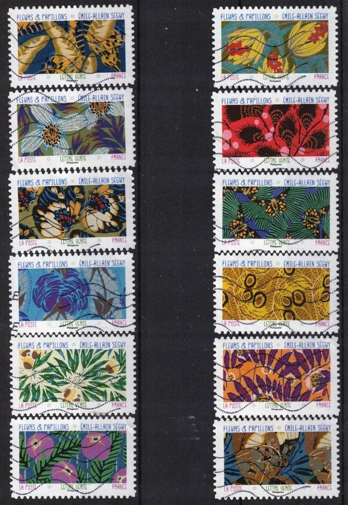 Frankrijk, serie "bloemen" 2023-60, Verzenden, Gestempeld