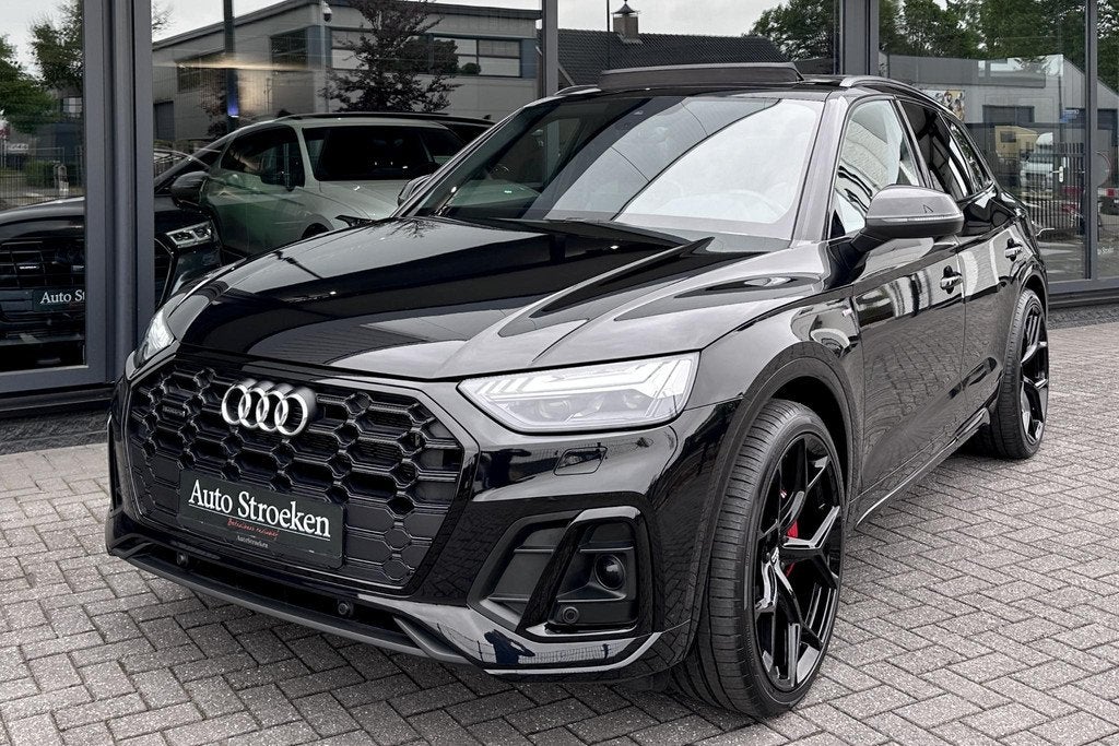 Audi Q5 55 TFSIe Quattro S-Line Pano Matrix Lucht B&O, Auto's, Audi, Automaat, 14 kWh, Gebruikt, 4 cilinders
