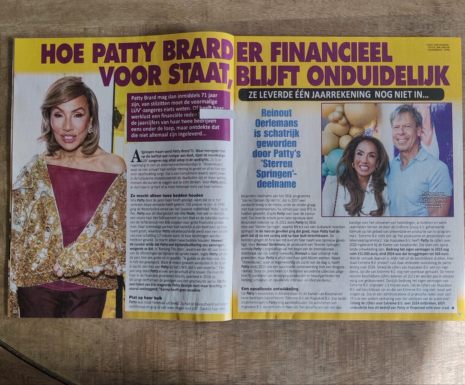 Patty Brard Artikel Knipsel, Ophalen of Verzenden, 1980 tot heden, Knipsel(s)