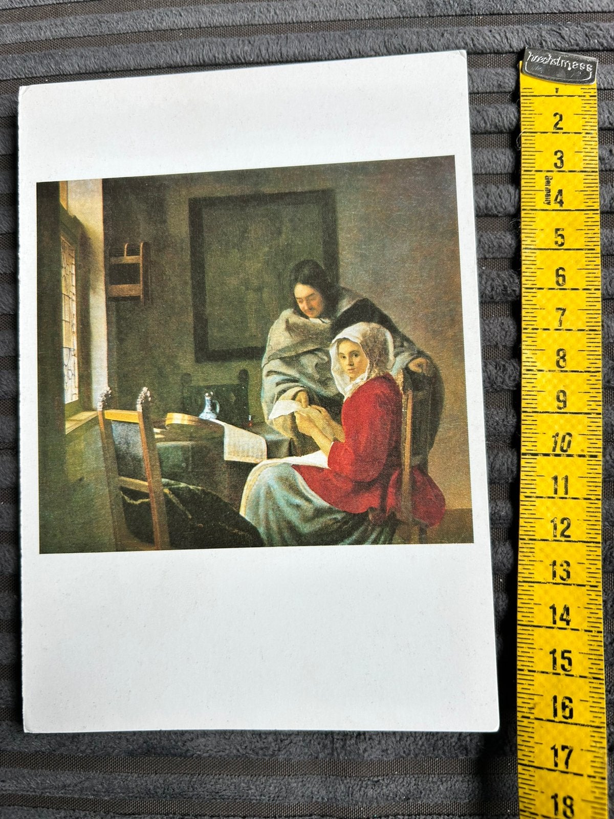 637. Kunstkaart Jan Vermeer, Verzamelen, Ansichtkaarten | Themakaarten, 1980 tot heden, Ophalen of Verzenden