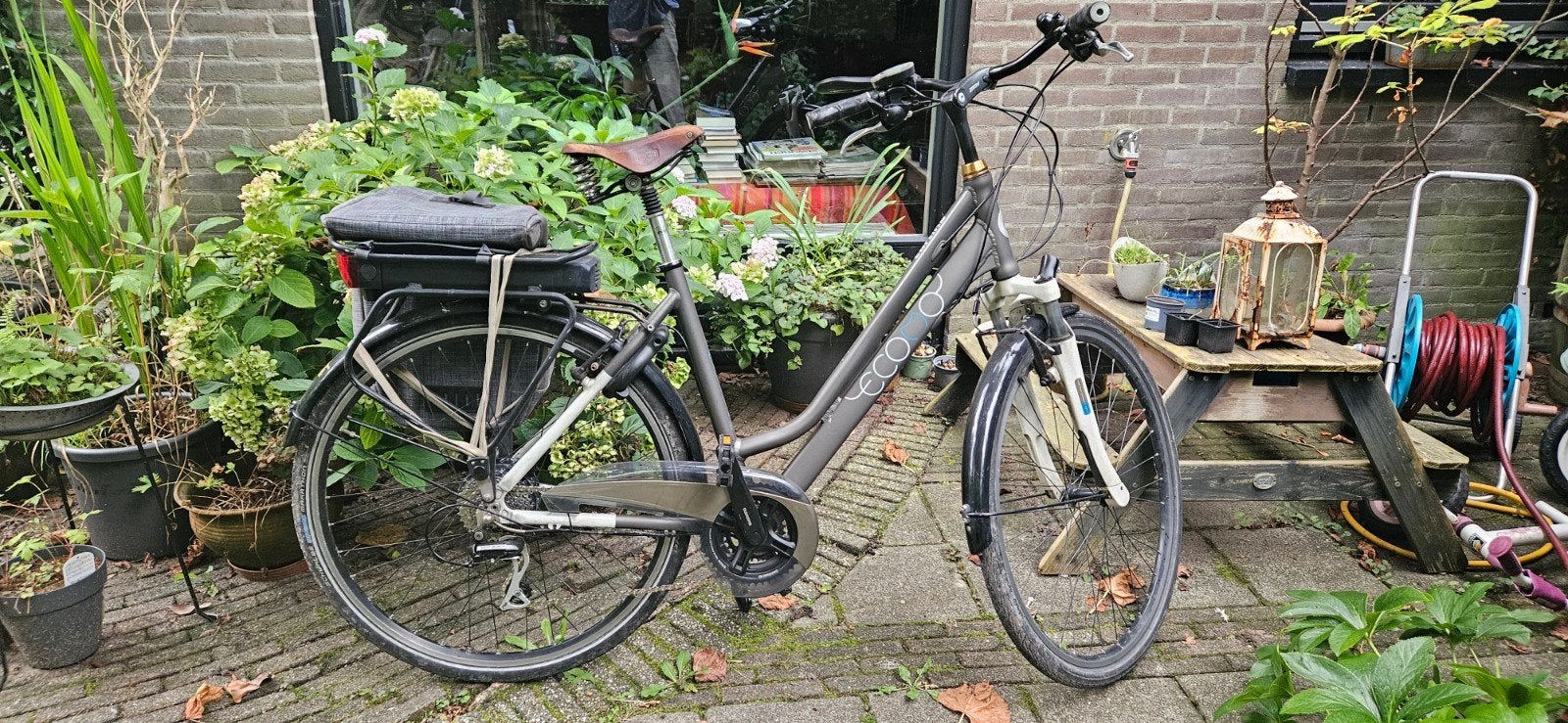 Cortina Ecomo Sport DC 24 sportieve damesfiets met BROOKS za, Ophalen, Minder dan 30 km per accu, Gebruikt, 47 tot 51 cm