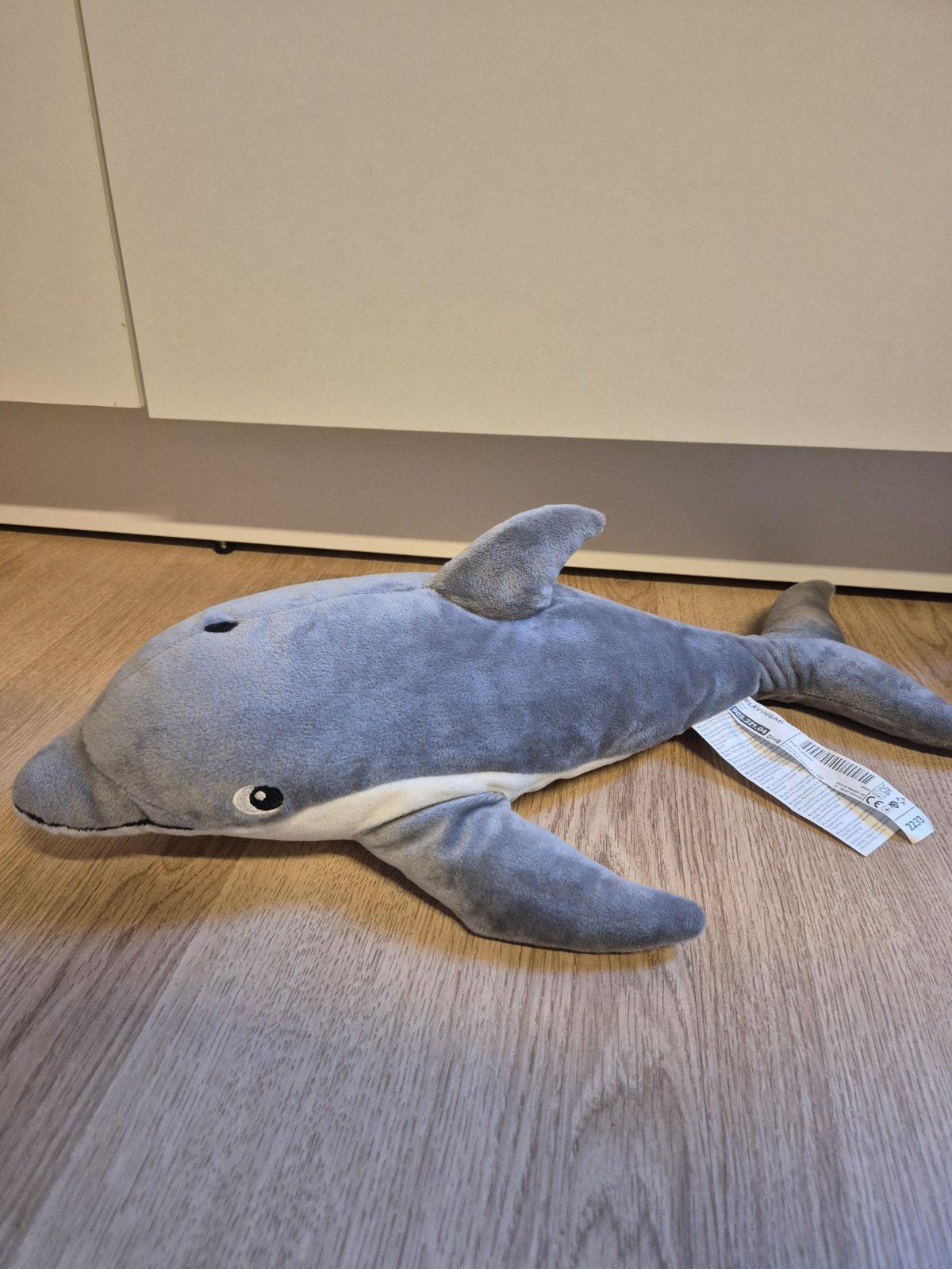 IKEA dolfijn knuffel blavingad 50 cm, Ophalen of Verzenden