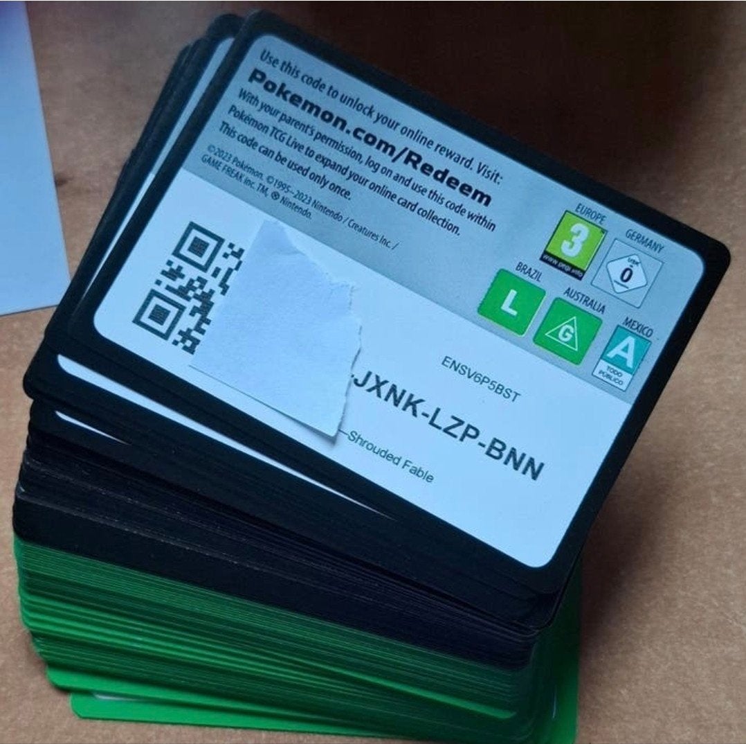 Pokémon Redeem kaarten 100+, Ophalen, Nieuw, Overige typen