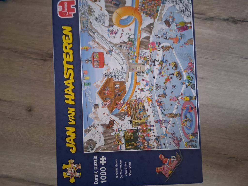 Jan van haasteren Winterspelen, Ophalen of Verzenden, 500 t/m 1500 stukjes, Zo goed als nieuw, Legpuzzel