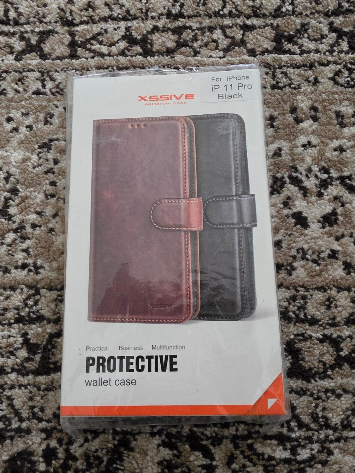 XSSIVE Protective Wallet Case voor iPhone 11 Pro Zwart, Zwart, IPhone 11 Pro, Overige merken, Nieuw