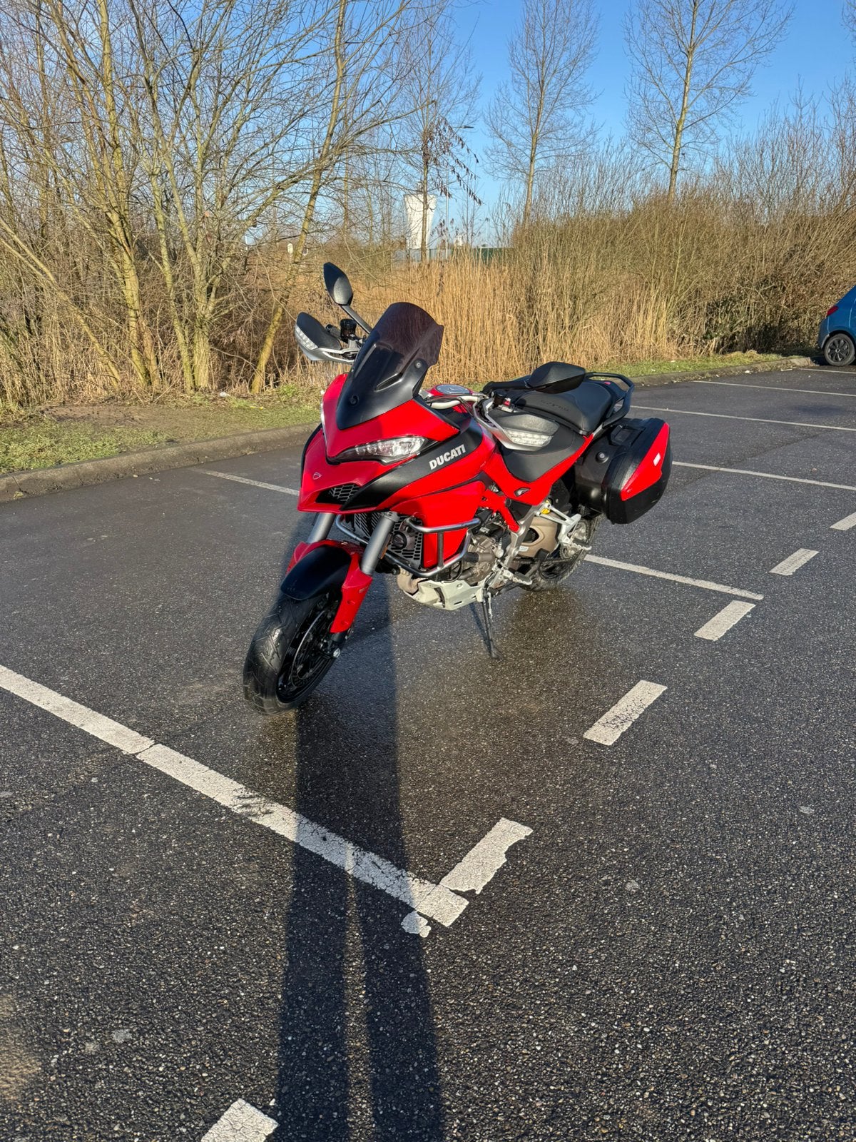 Ducati Multistrada 1200S DVT. Met garantie!, Motoren, Motoren | Ducati, 2 cilinders, Occasion, Motorrijbewijs A, Handvatverwarming
