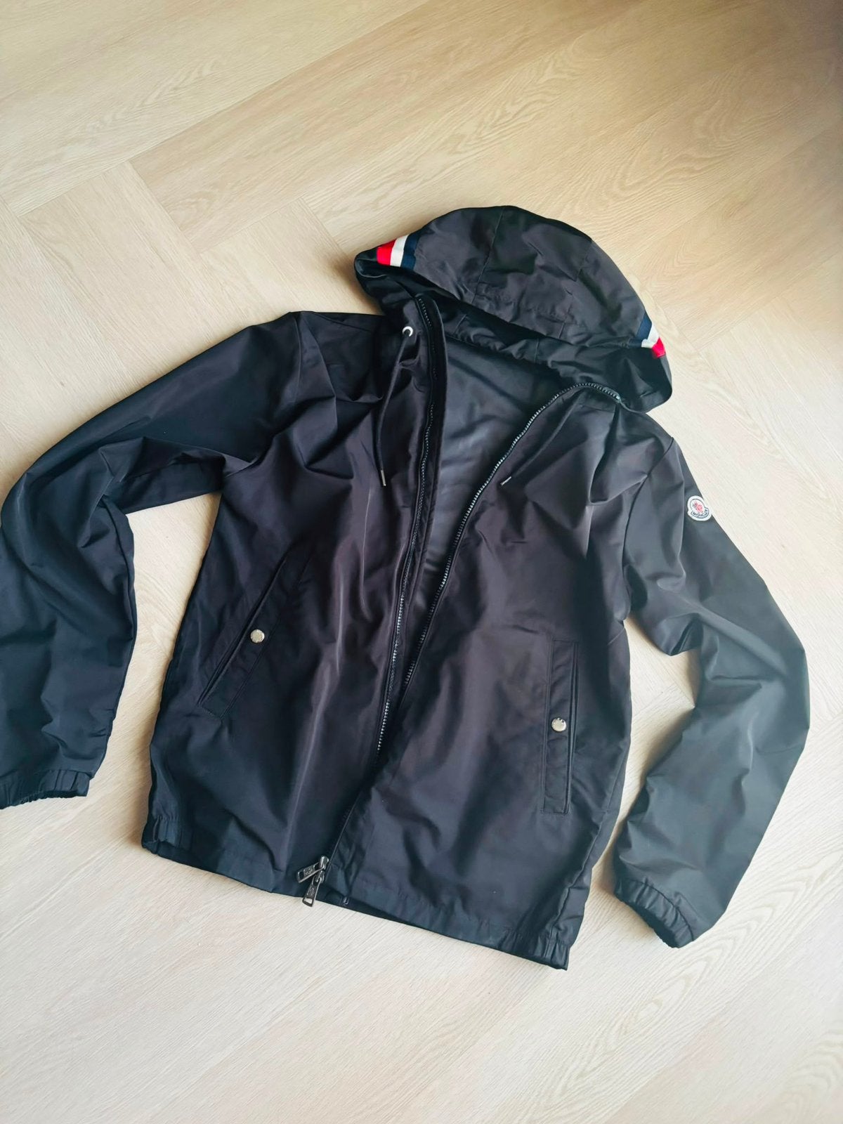 Moncler Grinpeurs Jas Zwart - Maat S, Ophalen of Verzenden, Gedragen, Maat 46 (S) of kleiner, Zwart