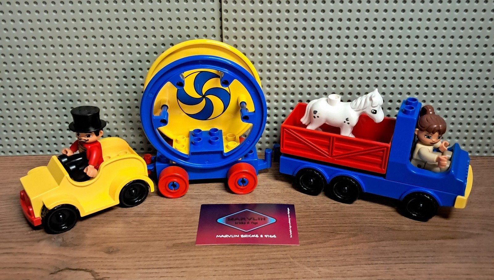 DUPLO Circus Set met Auto, Vrachtwagen en Accessoires, Gebruikt, Overige thema's, Aastvej 1, 7190 Billund, Denemarken, Ophalen of Verzenden