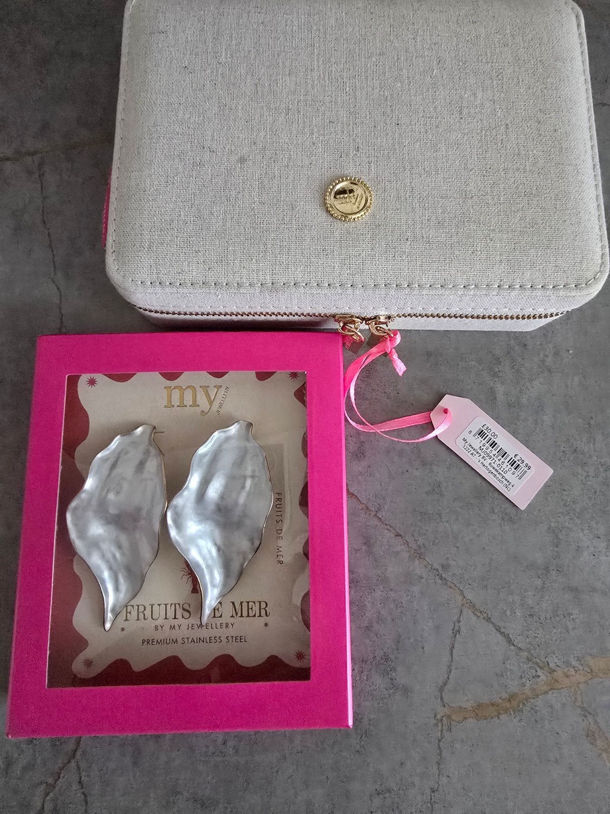 My Jewellery Oorbellen Oesters, Ophalen of Verzenden, Zo goed als nieuw, Overige materialen, Overige typen