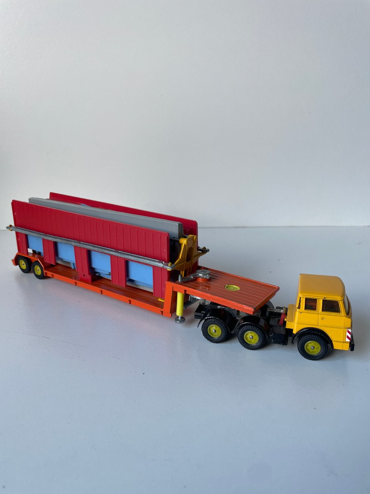 Vintage Siku V 307 Hemschel v288 met dieplader, Overige merken, Gebruikt, 1:50 of kleiner, Ophalen of Verzenden