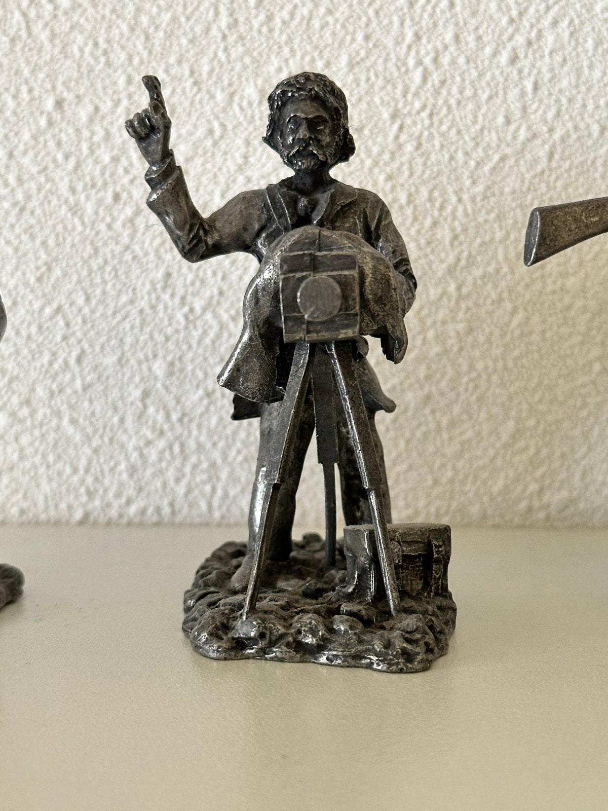 Set van 5 tinnen beeldjes - Ambachten en scènes, Verzamelen, Ophalen, Zo goed als nieuw