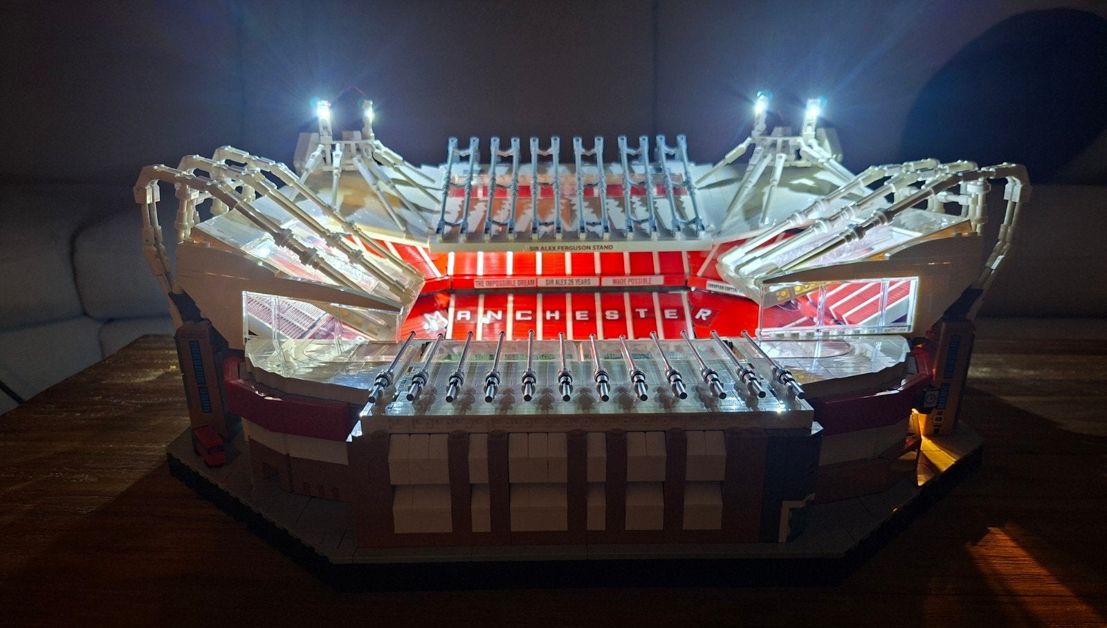 Lego Creator Old Trafford Man United met LED-verlichting, Ophalen of Verzenden, Zo goed als nieuw